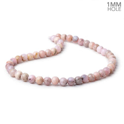 8.5mm Pink Peruvian Opal Plain Rounds 16 inch 48 Beads 1mm Hole (ONLINE ORDER ONLY)