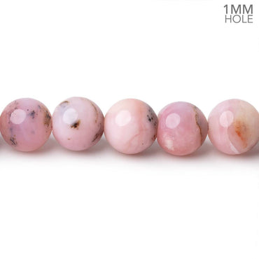 8.5mm Pink Peruvian Opal Plain Rounds 16 inch 48 Beads 1mm Hole (ONLINE ORDER ONLY)