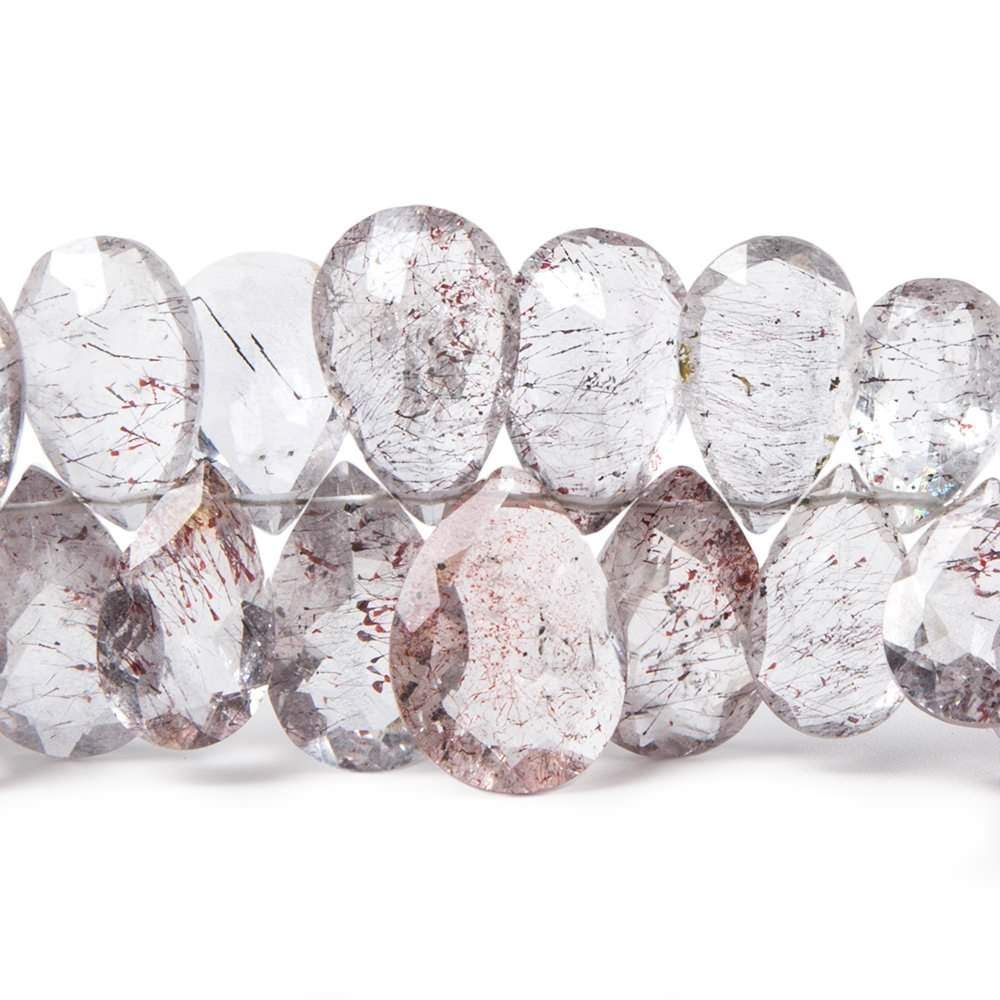 9x6-17x12mm Moss Amethyst Pavilion Faceted Pears 7 inch 47 beads (ONLINE ORDER ONLY)