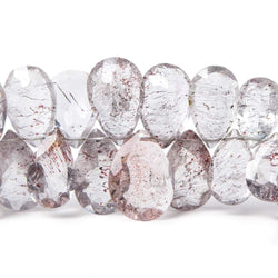 9x6-17x12mm Moss Amethyst Pavilion Faceted Pears 7 inch 47 beads (ONLINE ORDER ONLY)