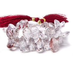 9x6-17x12mm Moss Amethyst Pavilion Faceted Pears 7 inch 47 beads (ONLINE ORDER ONLY)