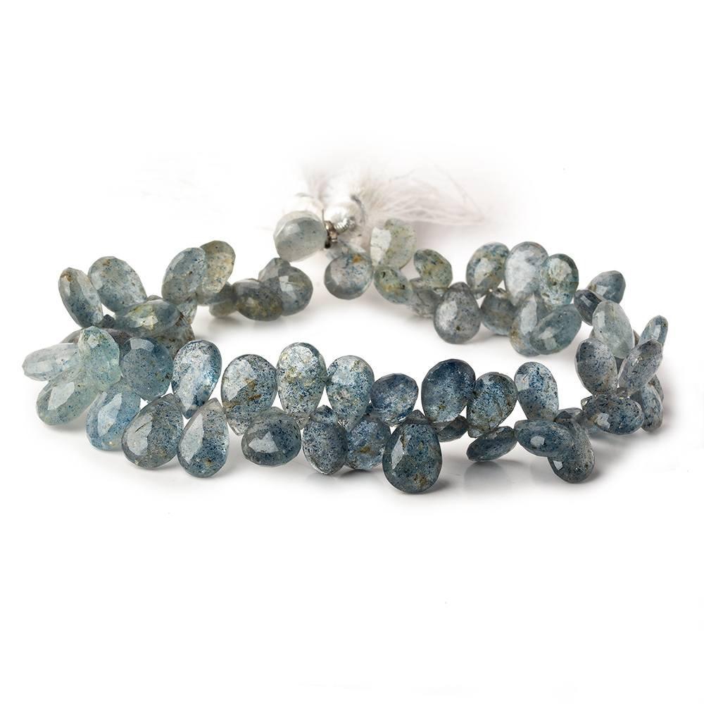5x8mm Apatite in Quartz Beads Faceted Pear Beads 8 inch 67 pieces (ONLINE ORDER ONLY)