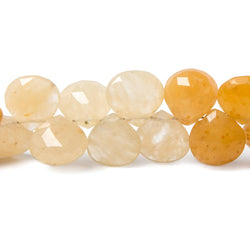 8.5x8.5mm Aragonite faceted heart beads 8 inch 48 pieces (ONLINE ORDER ONLY)
