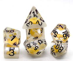 Moon and Star Glow in the Dark 7-Dice DND RPG Dice Set (Online Only)