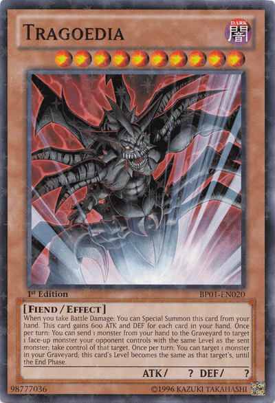 Tragoedia [BP01-EN020] Starfoil Rare (ONLINE ORDER ONLY)