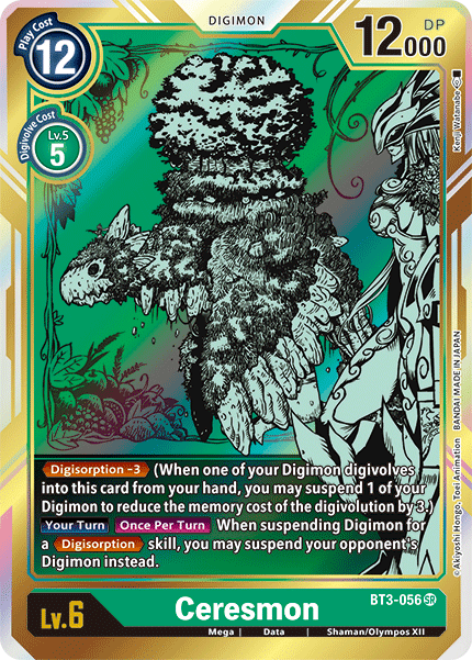 Ceresmon [BT3-056] (Alternate Art) [Release Special Booster Ver.1.5] (ONLINE ORDER ONLY)