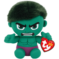 Ty Marvel Beanie Babies: Hulk (Small) (ONLINE ORDER ONLY)