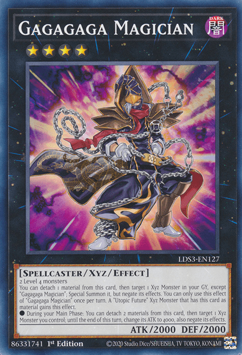 Gagagaga Magician [LDS3-EN127] Common (ONLINE ORDER ONLY)