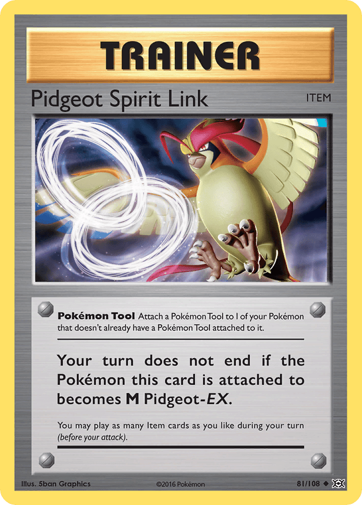 Pidgeot Spirit Link (81/108) [XY: Evolutions] (Online Only)