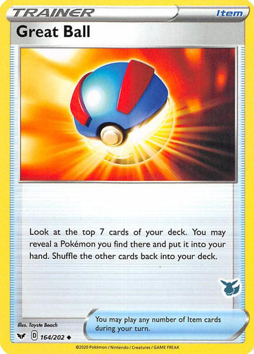Great Ball (164/202) (Eevee Deck) [Battle Academy 2022] (Online Only)