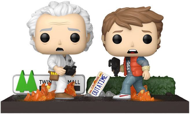 Funko POP! Moment: Back to the Future Doc & Marty at Twin Pines Mall [PRE-ORDER: Distributor delayed delivery until October 2025!] (ONLINE ORDER ONLY)
