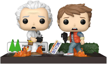 Funko POP! Moment: Back to the Future Doc & Marty at Twin Pines Mall [PRE-ORDER: Distributor delayed delivery until October 2025!] (ONLINE ORDER ONLY)