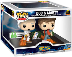 Funko POP! Moment: Back to the Future Doc & Marty at Twin Pines Mall [PRE-ORDER: Distributor delayed delivery until October 2025!] (ONLINE ORDER ONLY)