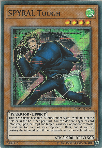 SPYRAL Tough [OP07-EN005] Super Rare (ONLINE ORDER ONLY)