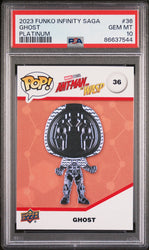 2023 UPPER DECK FUNKO POP MARVEL  GHOST PLATINUM #36  PSA 10 (Online Order Only)