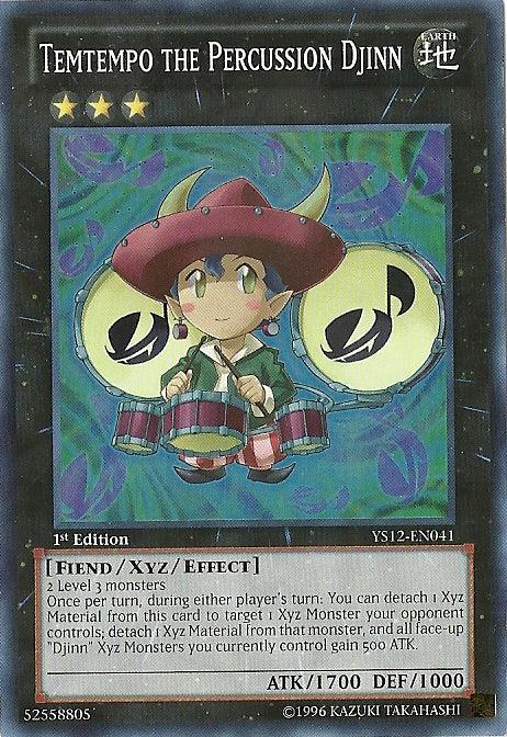 Temtempo the Percussion Djinn [YS12-EN041] Super Rare (ONLINE ORDER ONLY)