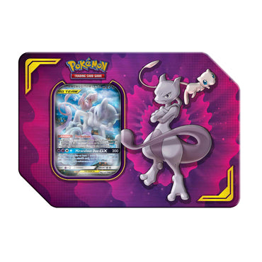Sun & Moon: Unified Minds - Power Partnership Tin (Mewtwo & Mew GX) (ONLINE ORDER ONLY)