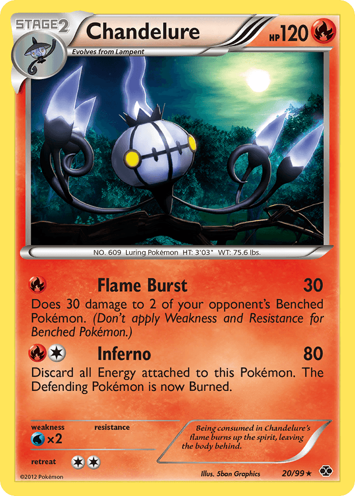 Chandelure (20/99) [Black & White: Next Destinies] (Online Only)