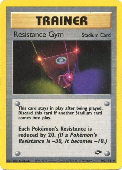 Resistance Gym (109/132) [Gym Challenge Unlimited] (Online Only)