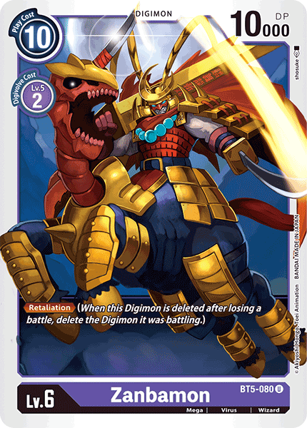 Zanbamon [BT5-080] [Battle of Omni] (ONLINE ORDER ONLY)