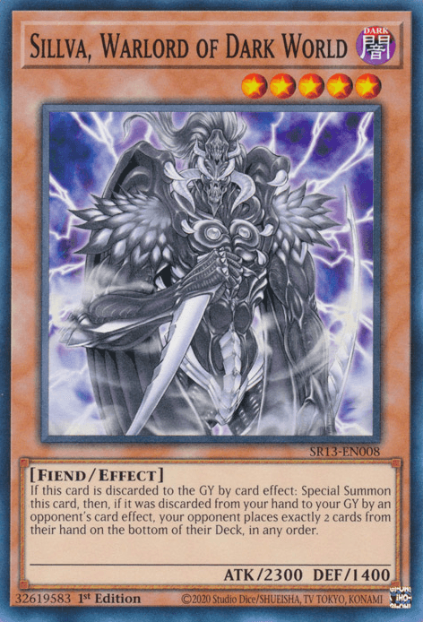 Sillva, Warlord of Dark World [SR13-EN008] Common (ONLINE ORDER ONLY)