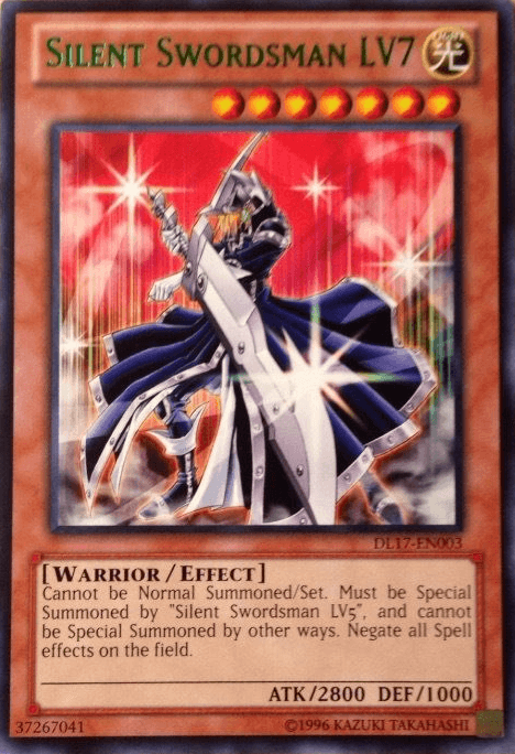 Silent Swordsman LV7 (Green) [DL17-EN003] Rare (ONLINE ORDER ONLY)