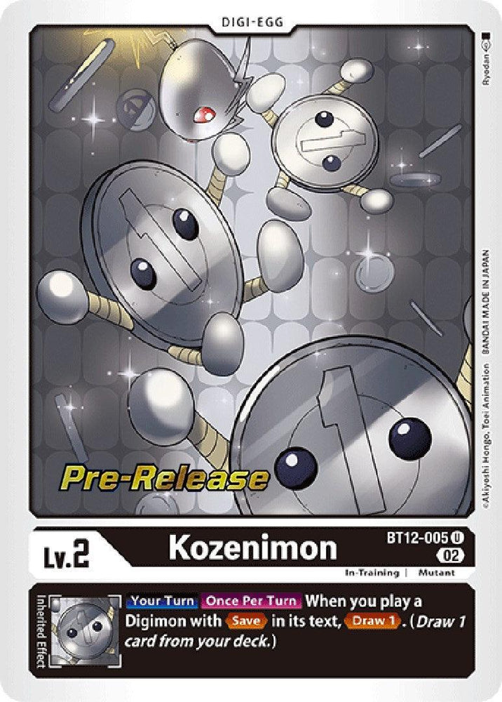 Kozenimon [BT12-005] [Across Time Pre-Release Cards] (ONLINE ORDER ONLY)