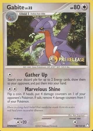 Gabite (48/123) (Prerelease Promo) [Diamond & Pearl: Black Star Promos] (Online Only)