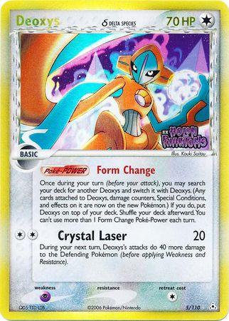Deoxys (5/110) (Delta Species) (Stamped) [EX: Holon Phantoms] (Online Only)