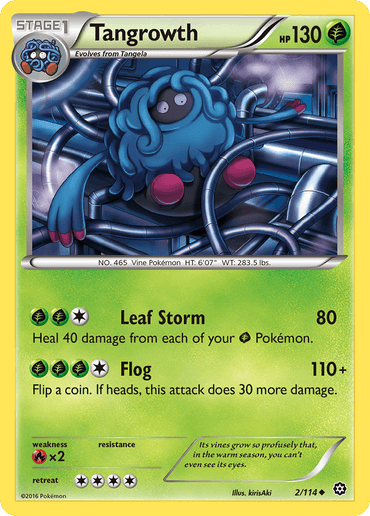 Tangrowth (2/114) [XY: Steam Siege] (Online Only)