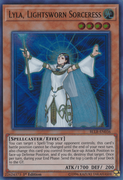 Lyla, Lightsworn Sorceress [BLLR-EN036] Ultra Rare (ONLINE ORDER ONLY)