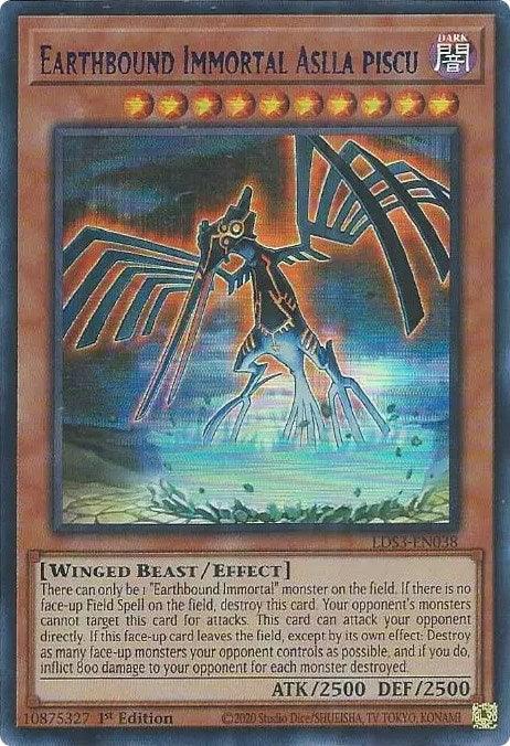 Earthbound Immortal Aslla piscu (Blue) [LDS3-EN038] Ultra Rare (ONLINE ORDER ONLY)