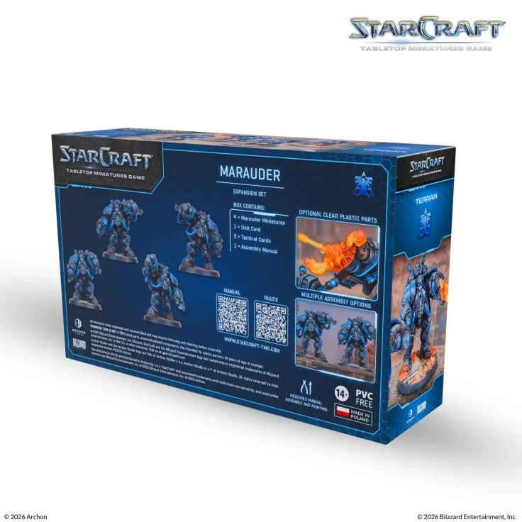 StarCraft The Miniatures Game: Terran: Marauder Expansion Set (ONLINE ORDER ONLY)