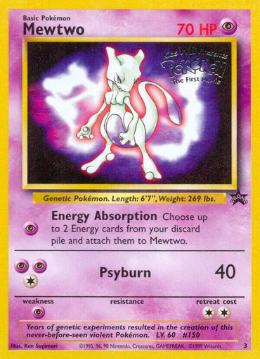 Mewtwo (3) [Wizards of the Coast: Black Star Promos] (Online Only)