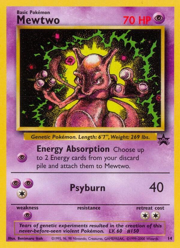 Mewtwo (14) [Wizards of the Coast: Black Star Promos] (Online Only)