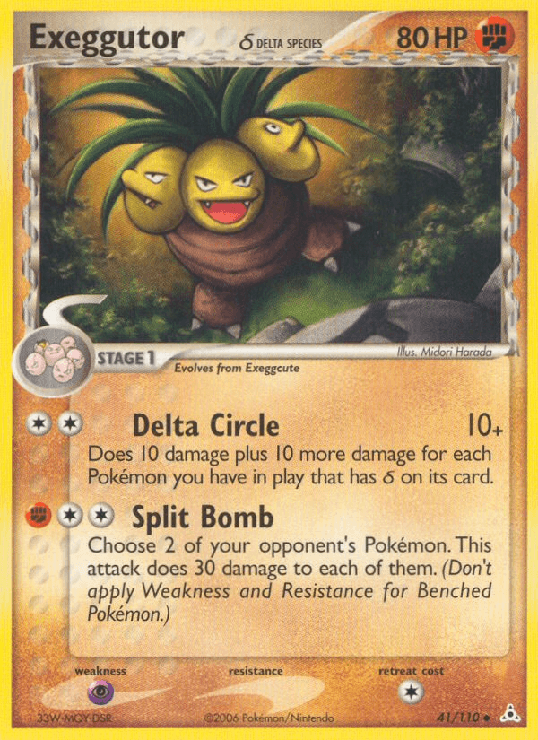 Exeggutor (41/110) (Delta Species) [EX: Holon Phantoms] (Online Only)