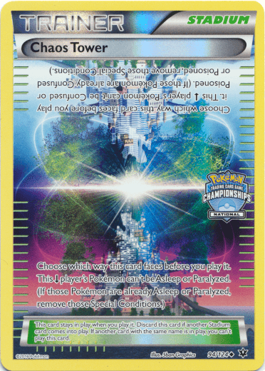 Chaos Tower (94/124) (National Championship Promo) [XY: Fates Collide] (Online Only)