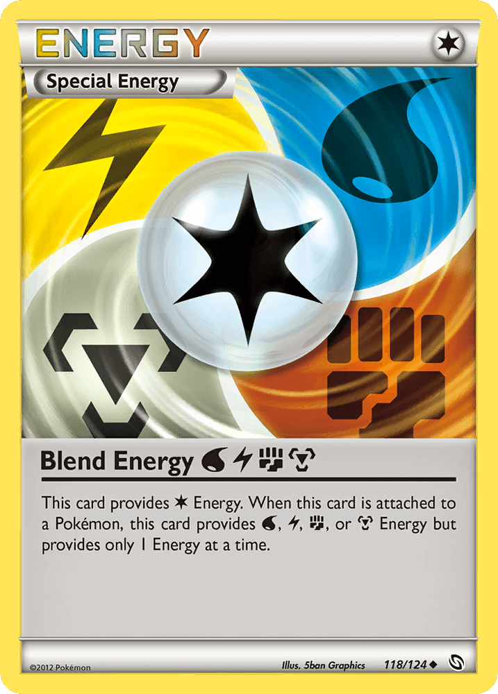 Blend Energy WaterLightningFightingMetal (118/124) [Black & White: Dragons Exalted] (Online Only)