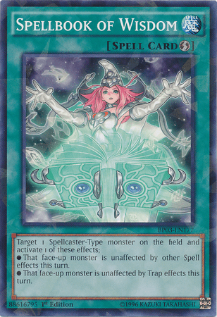 Spellbook of Wisdom [BP03-EN177] Shatterfoil Rare (ONLINE ORDER ONLY)