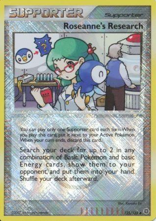 Roseanne's Research (125/132) (League Promos) [Diamond & Pearl: Secret Wonders] (Online Only)