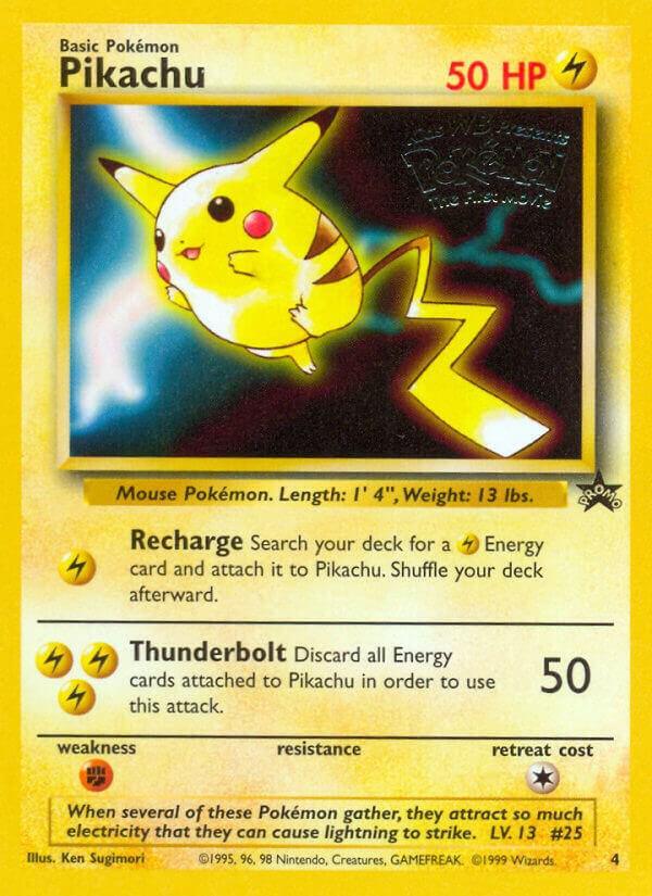 Pikachu (4) [Wizards of the Coast: Black Star Promos] (Online Only)