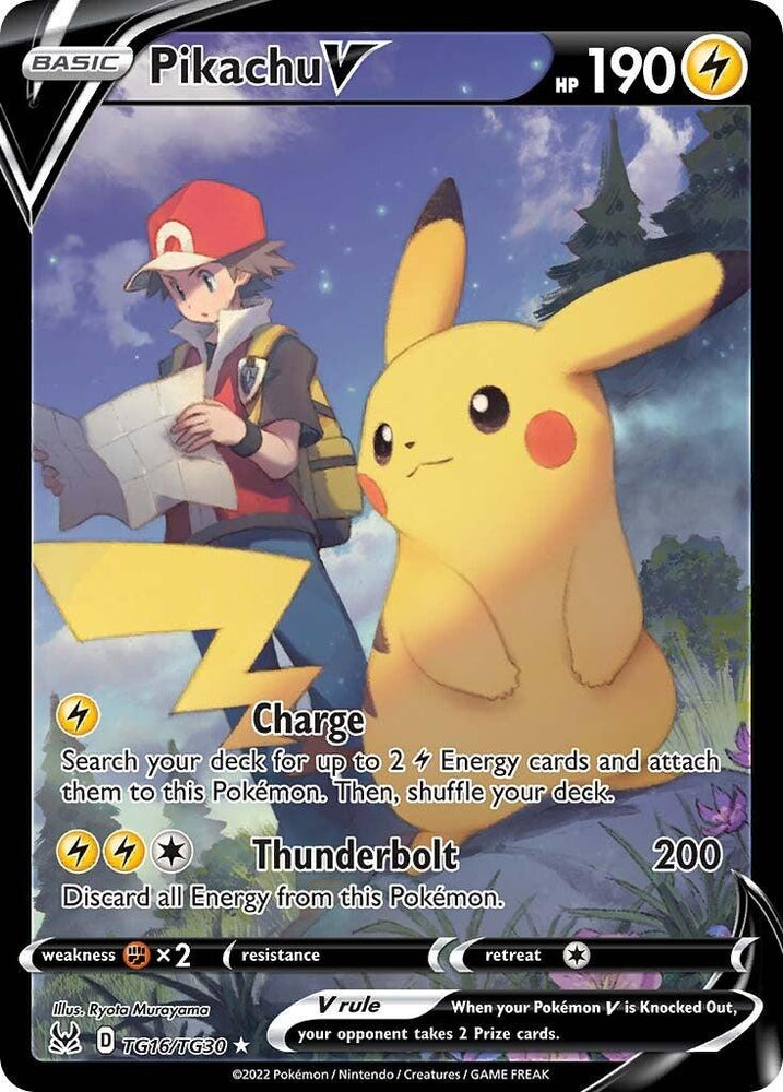 Pikachu V (TG16/TG30) [Sword & Shield: Lost Origin] (Online Only)
