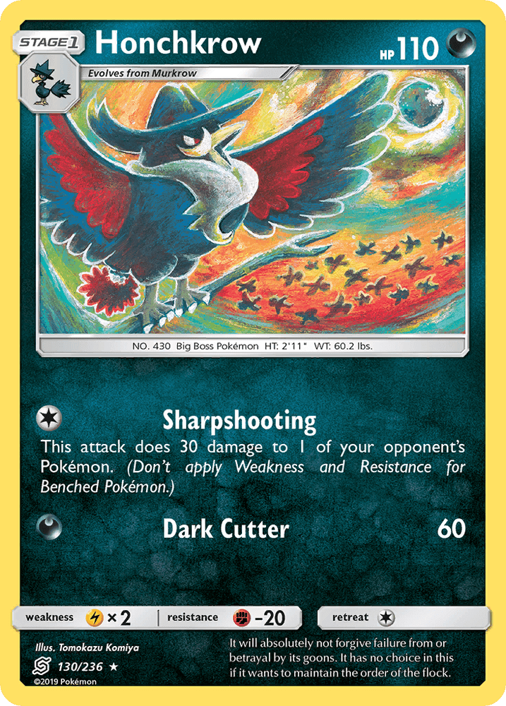 Honchkrow (130/236) [Sun & Moon: Unified Minds] (Online Only)