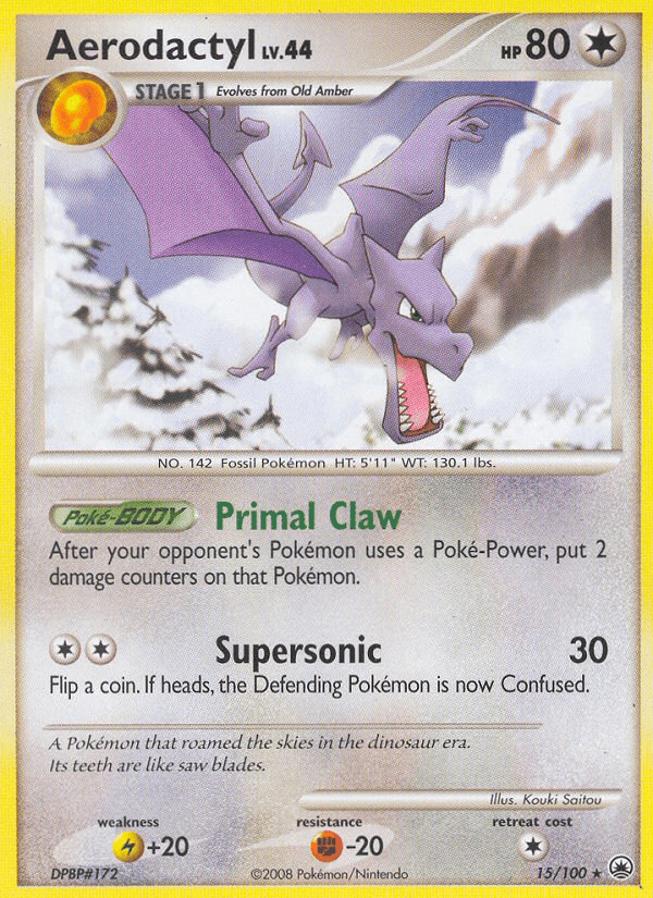Aerodactyl (15/100) [Diamond & Pearl: Majestic Dawn] (Online Only)