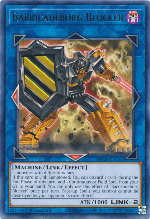 Barricadeborg Blocker [MP20-EN140] Rare (ONLINE ORDER ONLY)