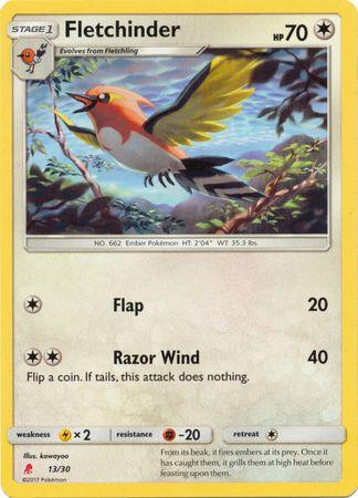 Fletchinder (13/30) [Sun & Moon: Trainer Kit - Lycanroc] (Online Only)