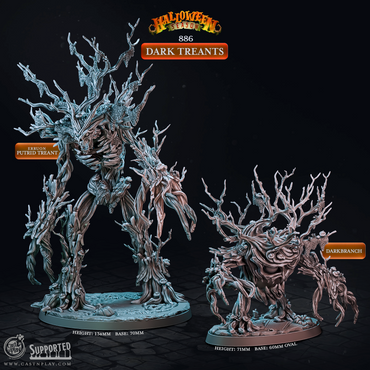 3D Printed Cast n Play Halloween Season Dark Treants 28mm 32mm D&D (Online Only)