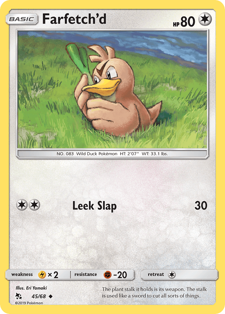 Farfetch'd (45/68) [Sun & Moon: Hidden Fates] (Online Only)