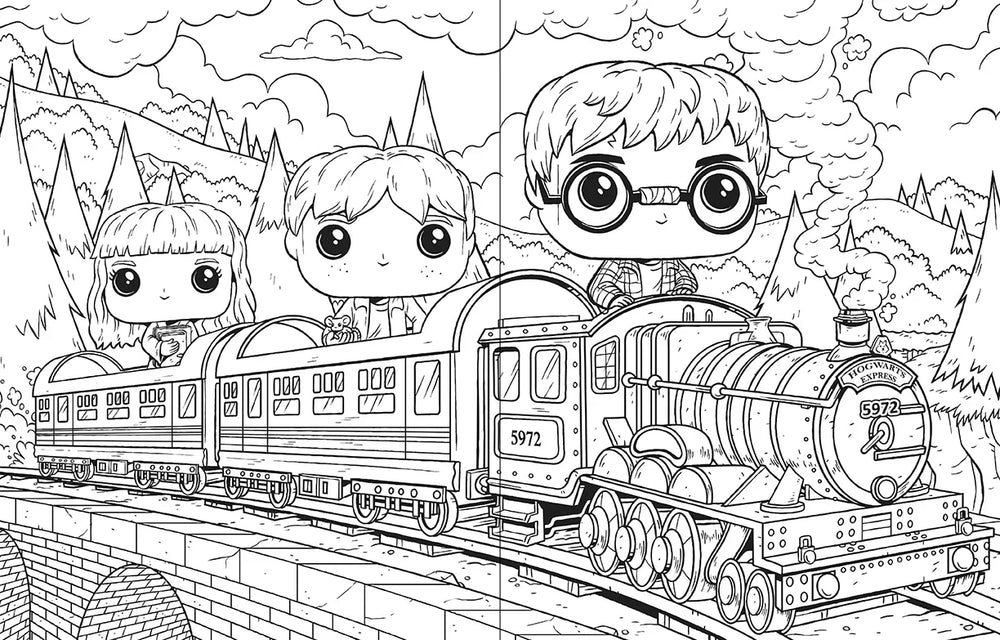 Official Funko Pop! Harry Potter Coloring Book (Online Order Only)