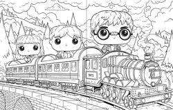 Official Funko Pop! Harry Potter Coloring Book (Online Order Only)